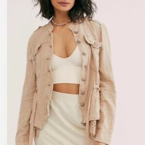 #263 Free People Emilia Jacket Utility Jacket Small